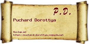 Puchard Dorottya névjegykártya